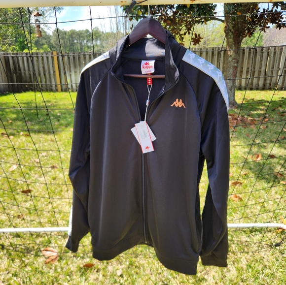 Kappa Track Jacket Jaspo SIZE Xl Authentic Gray - Picture 1 of 8